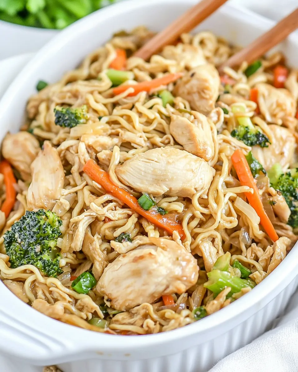 Homemade Chicken Ramen Stir-Fry photo