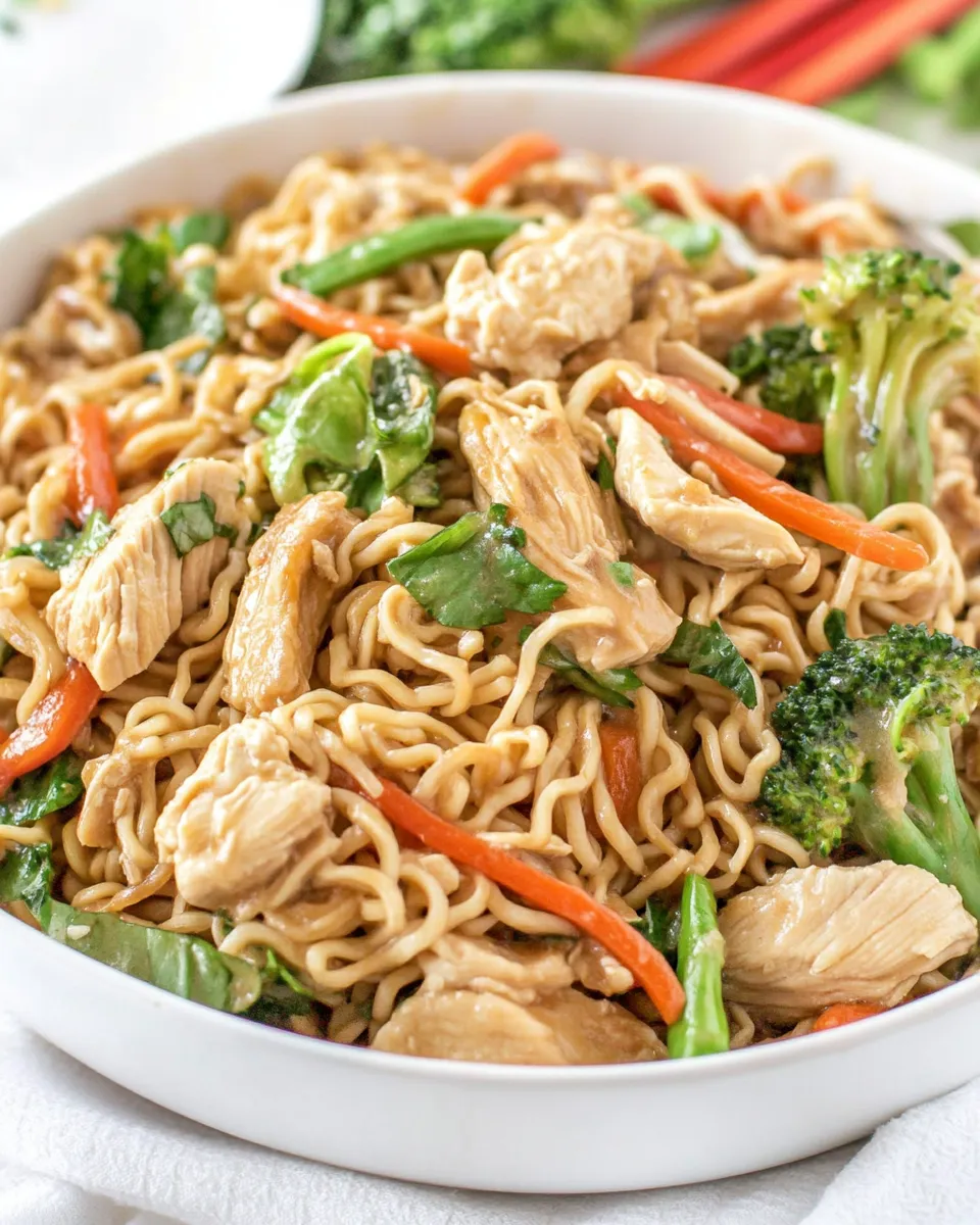 Easy Chicken Ramen Stir-Fry recipe photo