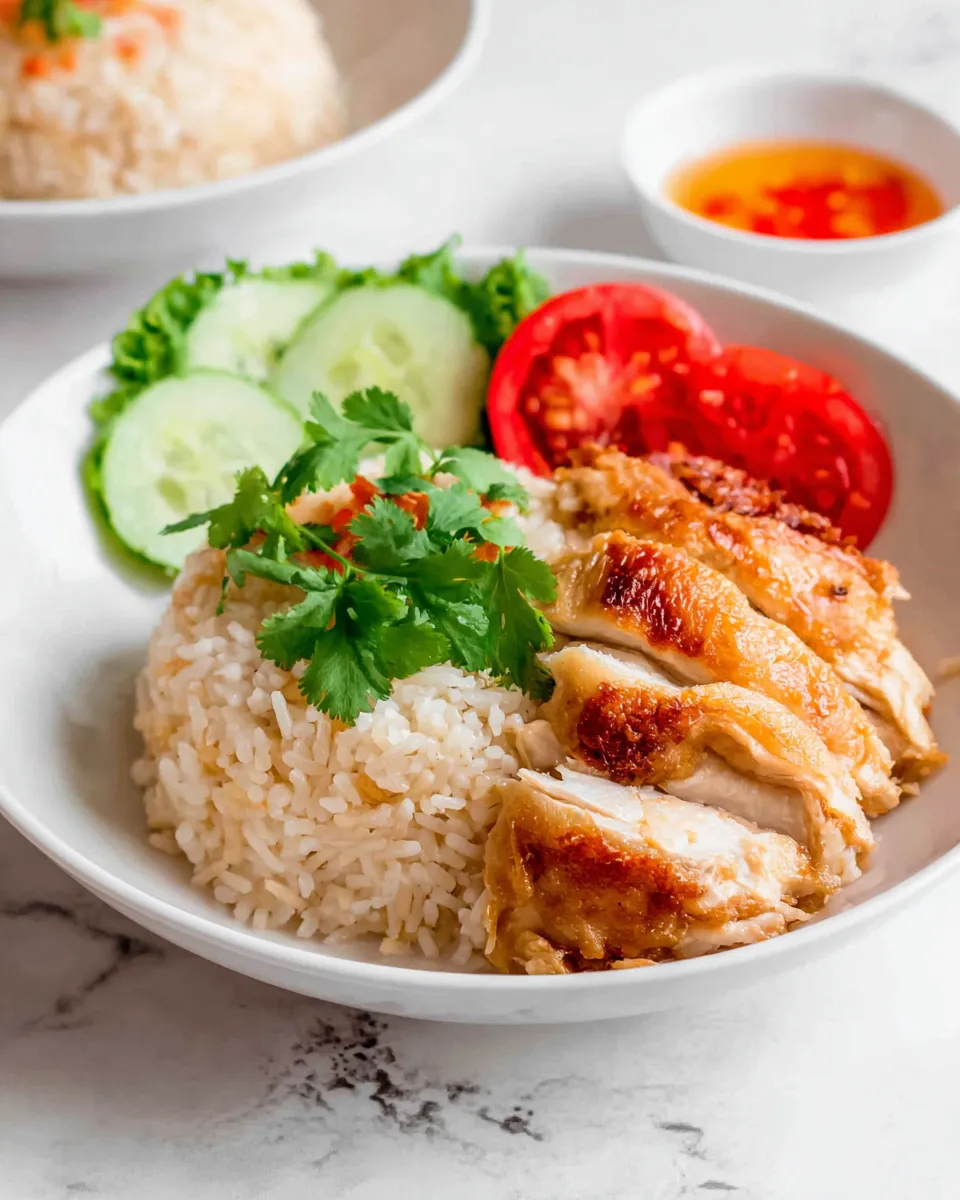 Quick Chicken Rice dish photo