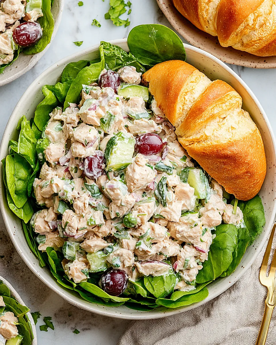 Delicious Chicken Salad plate image