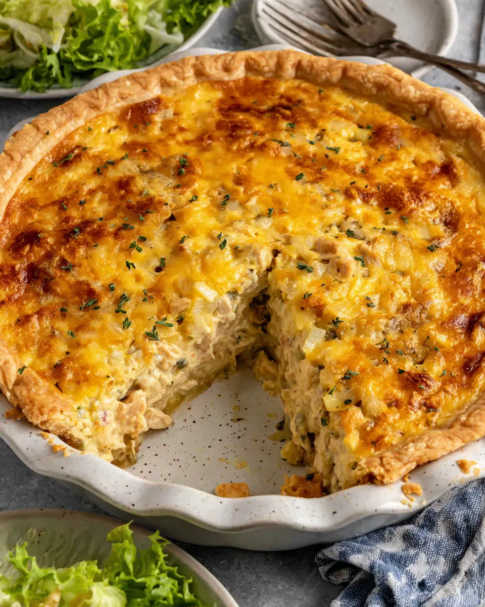 Easy Chicken Salad Pie (Baked) dish photo