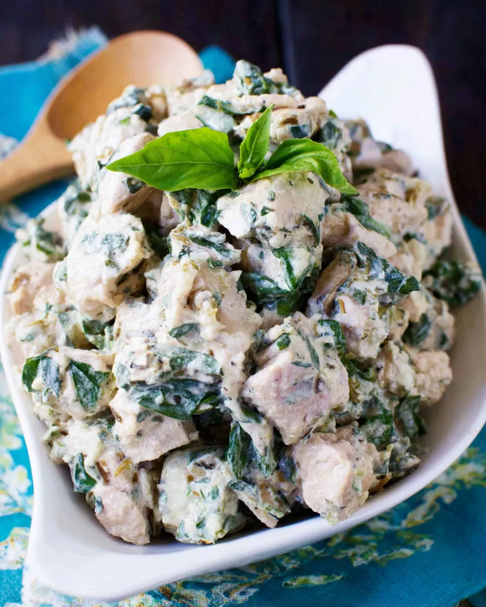 Classic Chicken Salad with Basil recipe image