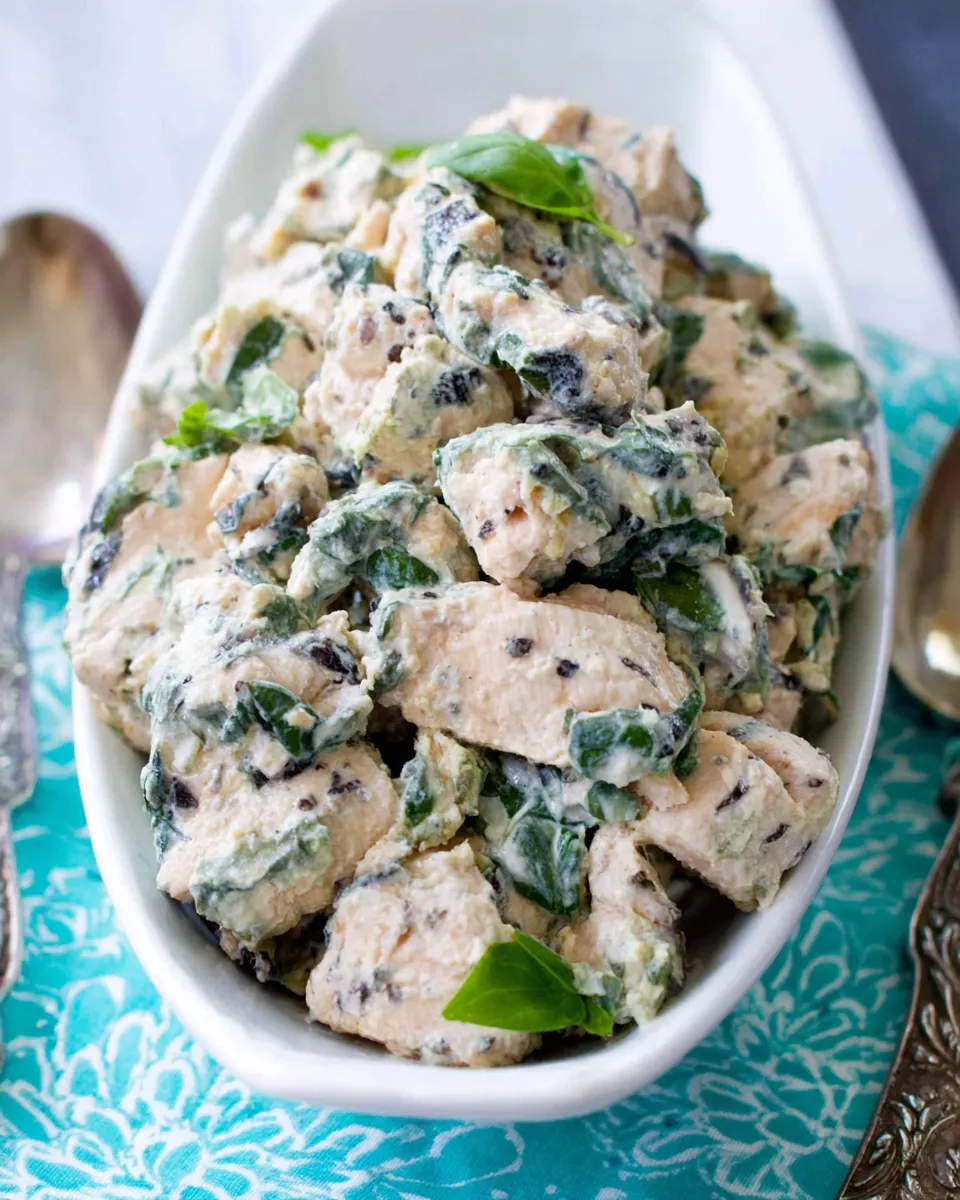 Easy Chicken Salad with Basil dish photo