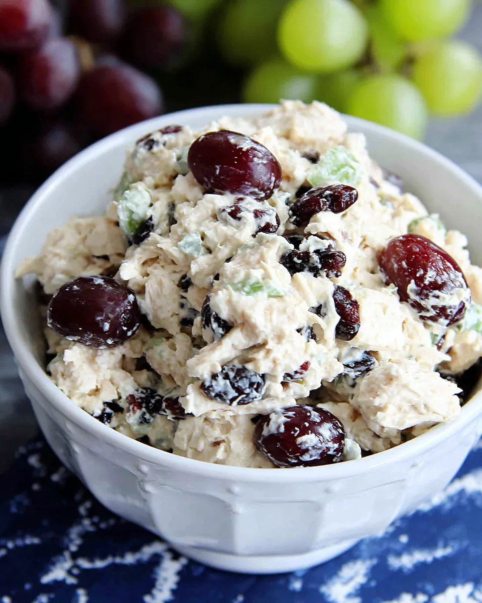 Homemade Chicken Salad with Grapes Recipe photo