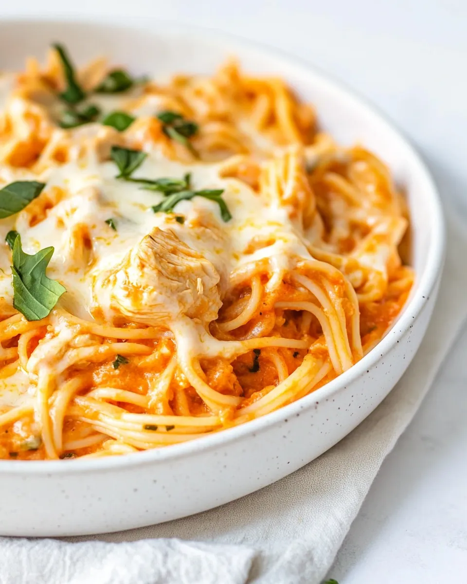 Homemade Chicken Spaghetti Recipe photo