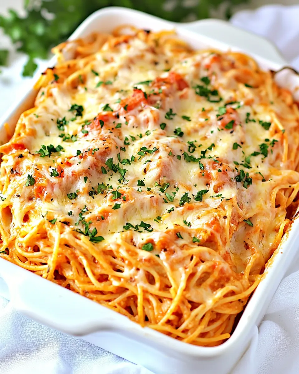 Homemade Chicken Spaghetti Recipe with Rotel Tomatoes photo