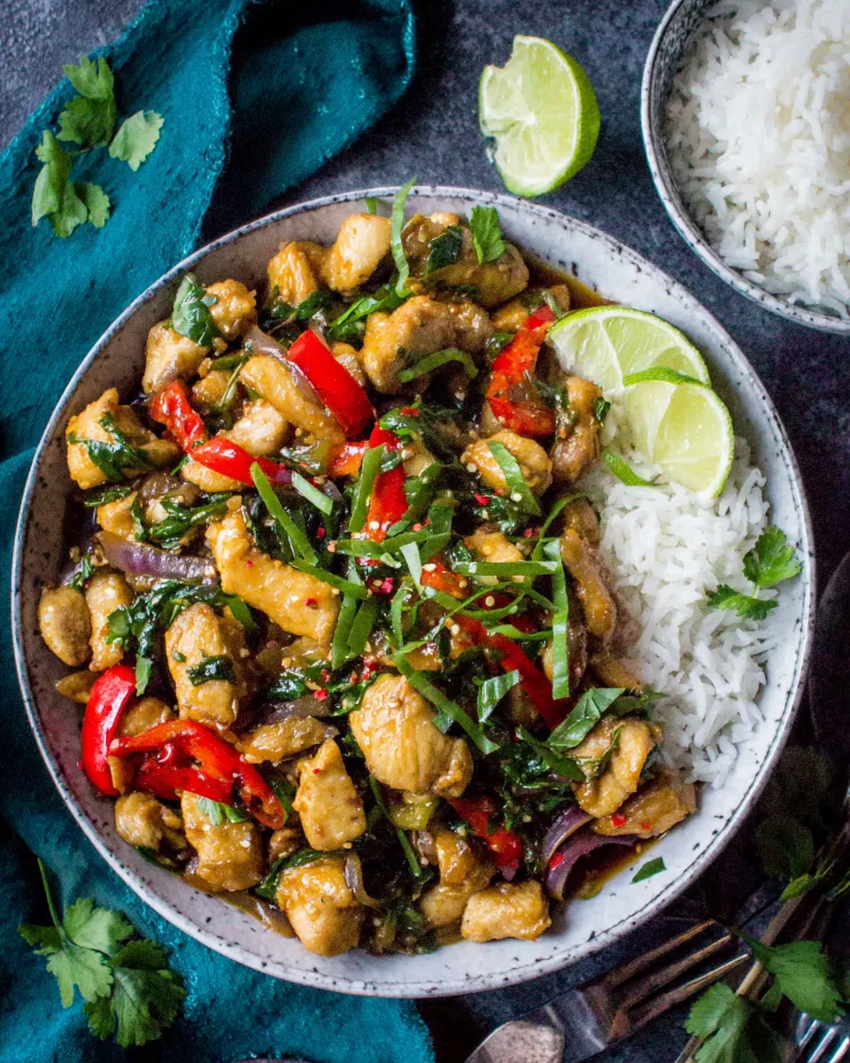Easy Chicken Stir-Fry With Coriander And Spicy Sweet Sauce recipe photo