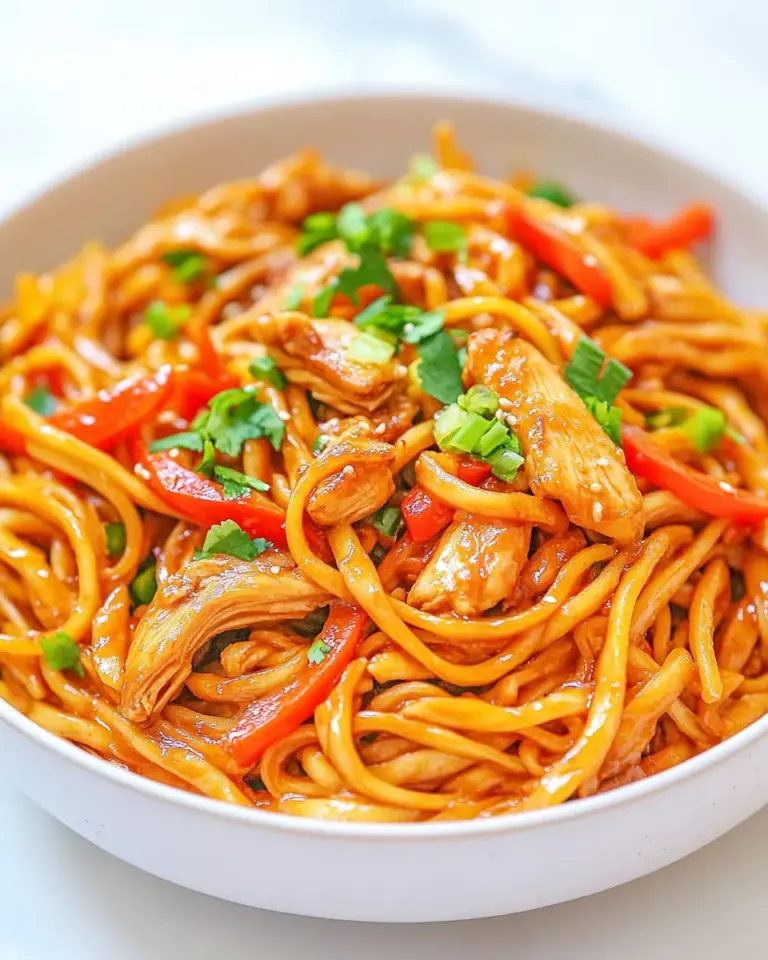 Homemade Chicken Stir Fry with Noodles photo