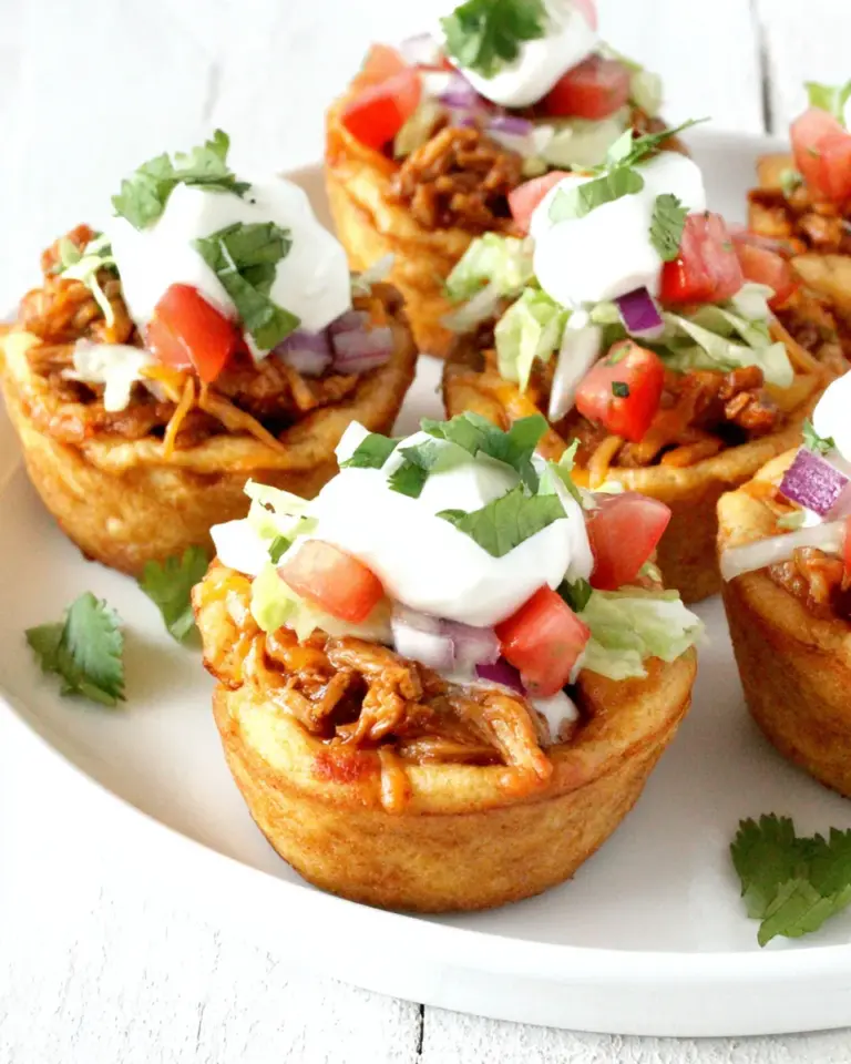Homemade Chicken Taco Cupcakes recipe photo