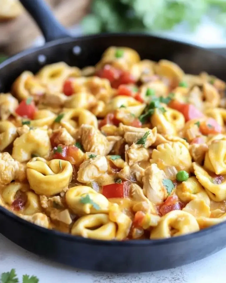 Homemade Chicken Taco Tortellini Skillet photo