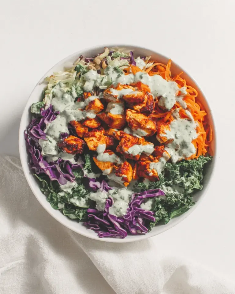 Homemade Chicken Tandoori Bowl with Minty Indian Yogurt Dressing Recipe photo