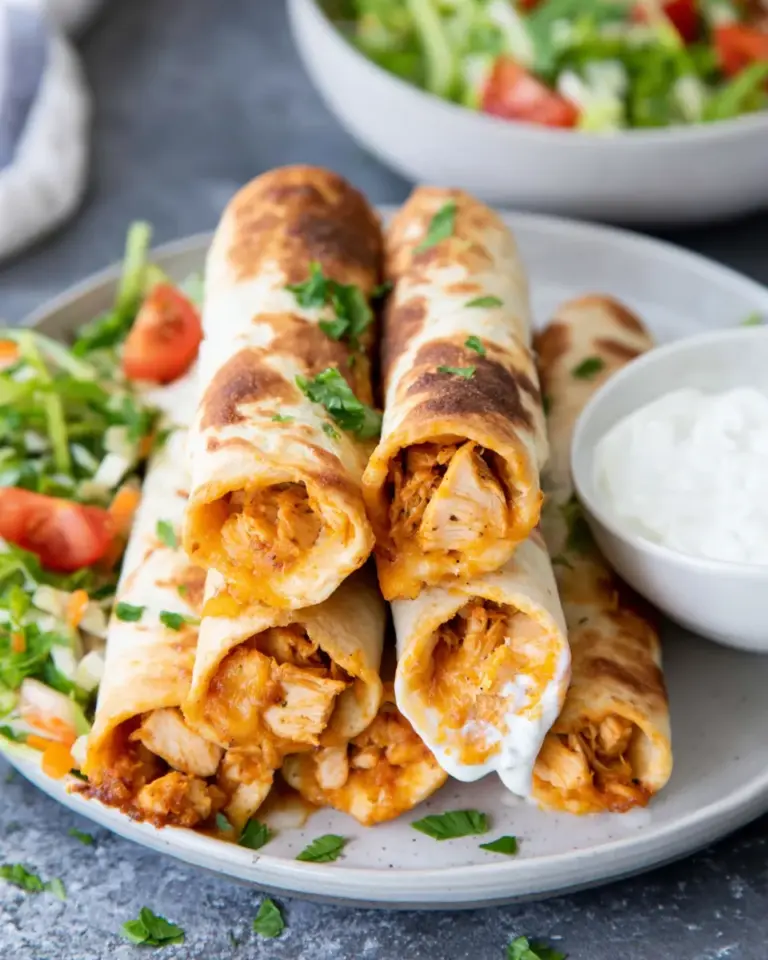 Homemade Chicken Taquitos (Baked or Air-Fryer) recipe photo
