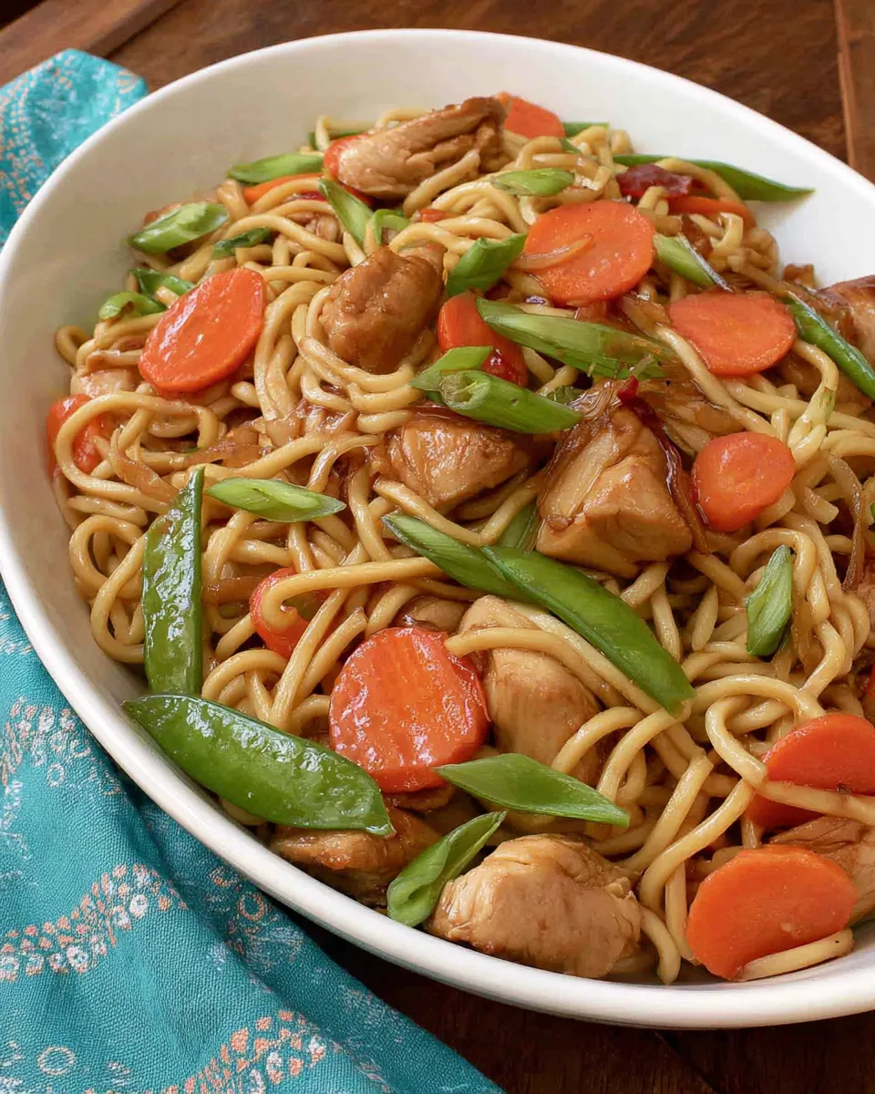 Classic Chicken Teriyaki Noodles image