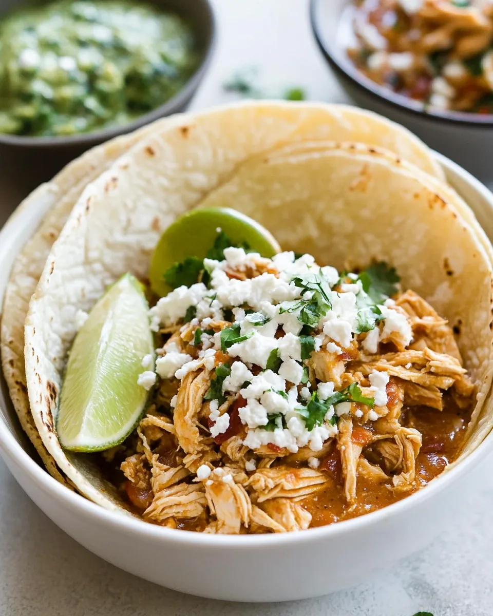 Delicious Chicken Tinga plate image
