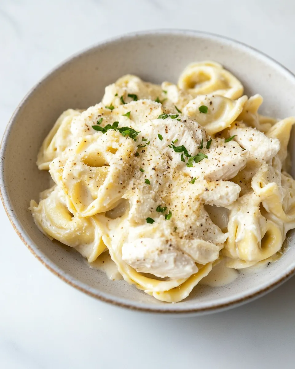 Delicious Chicken Tortellini Alfredo dish photo