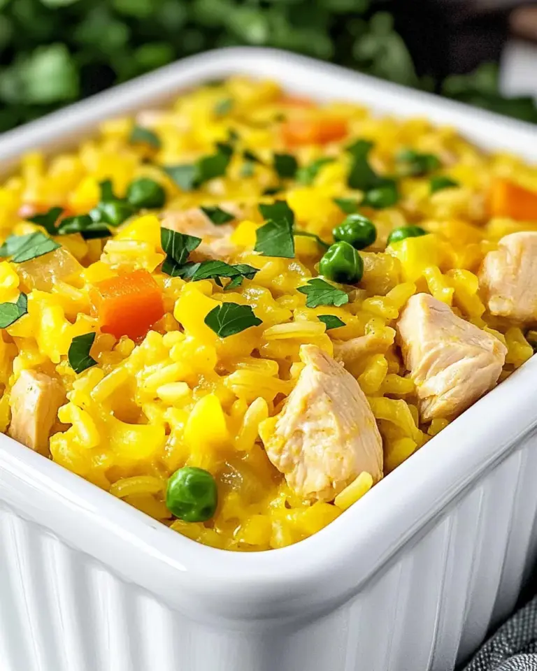Homemade Chicken & Yellow Rice Casserole photo