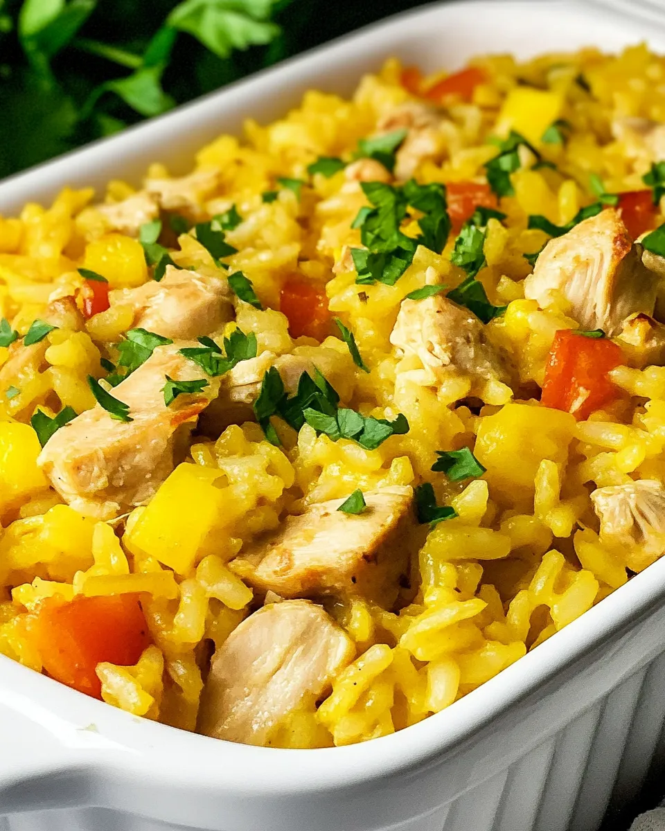 Classic Chicken & Yellow Rice Casserole image