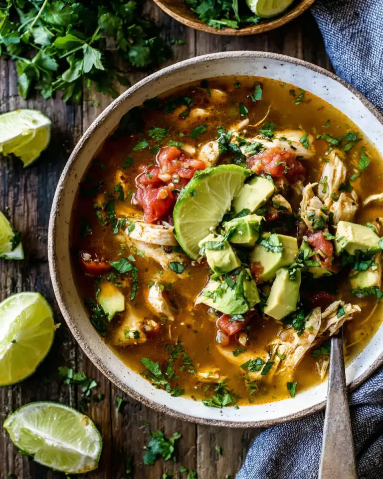 Homemade Chicken and Avocado Soup photo