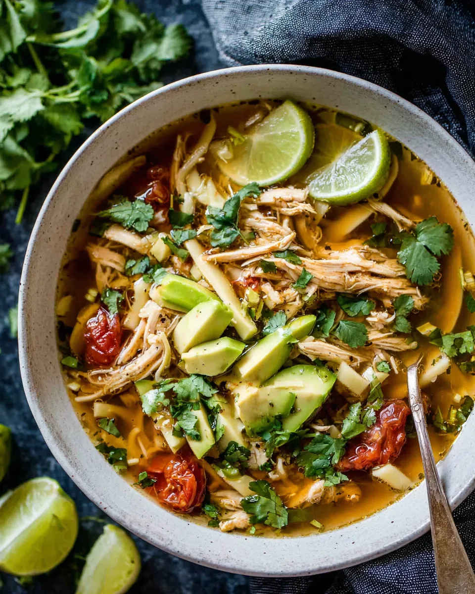 Easy Chicken and Avocado Soup recipe photo