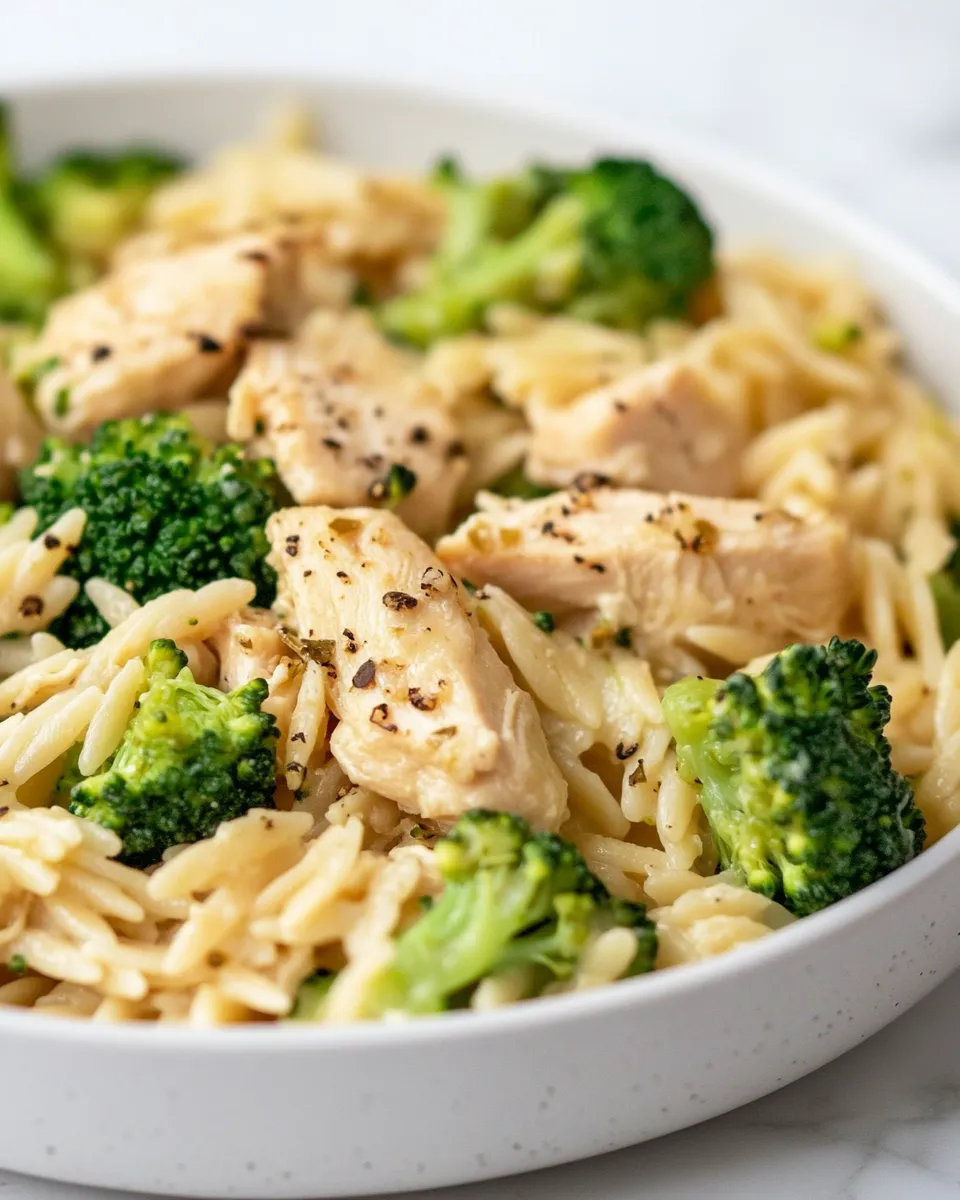 Classic Chicken and Broccoli Orzo image