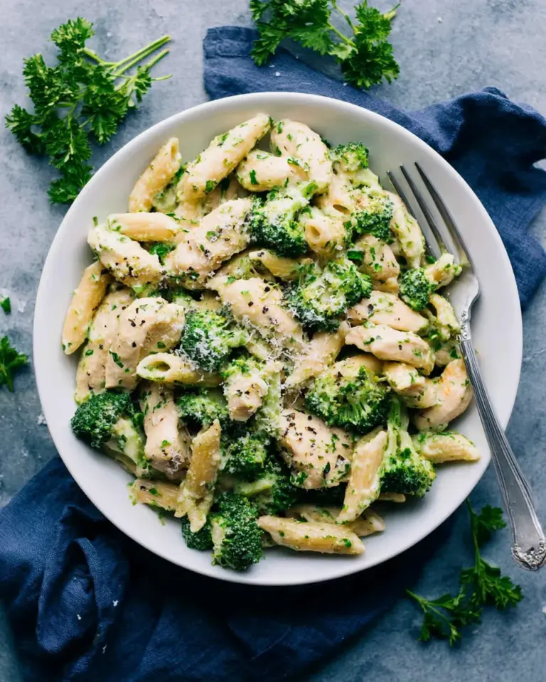 Homemade Chicken and Broccoli Pasta photo