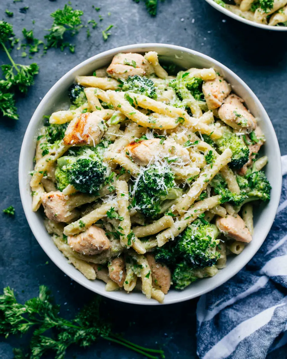 Delicious Chicken and Broccoli Pasta dish photo