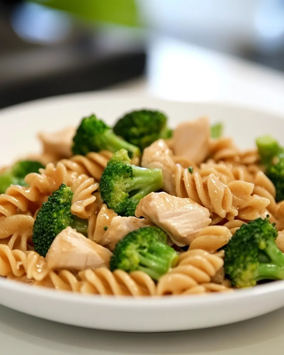 Delicious Chicken and Broccoli Pasta Toss Recipe plate image