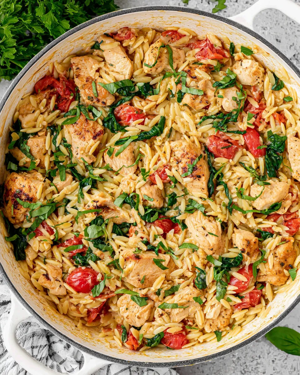 Easy Chicken and Orzo recipe photo