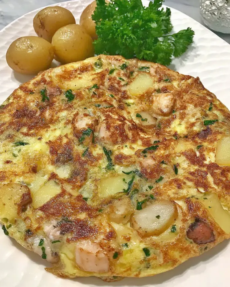Delicious Chicken and Potatoes Tortilla photo