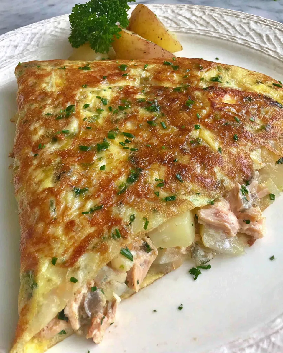 Classic Chicken and Potatoes Tortilla recipe image