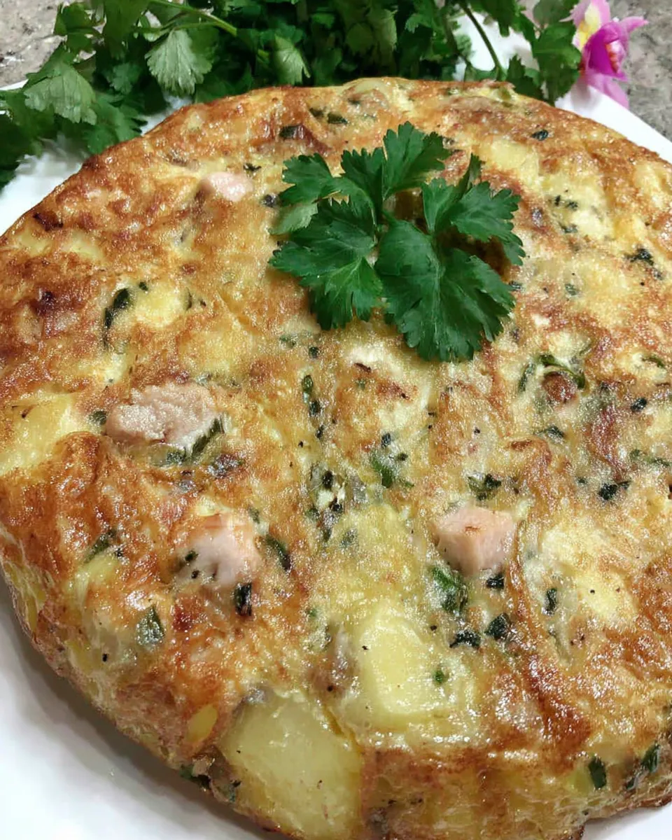 Easy Chicken and Potatoes Tortilla dish photo