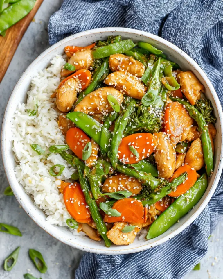 Homemade Chicken and Vegetable Stir Fry photo