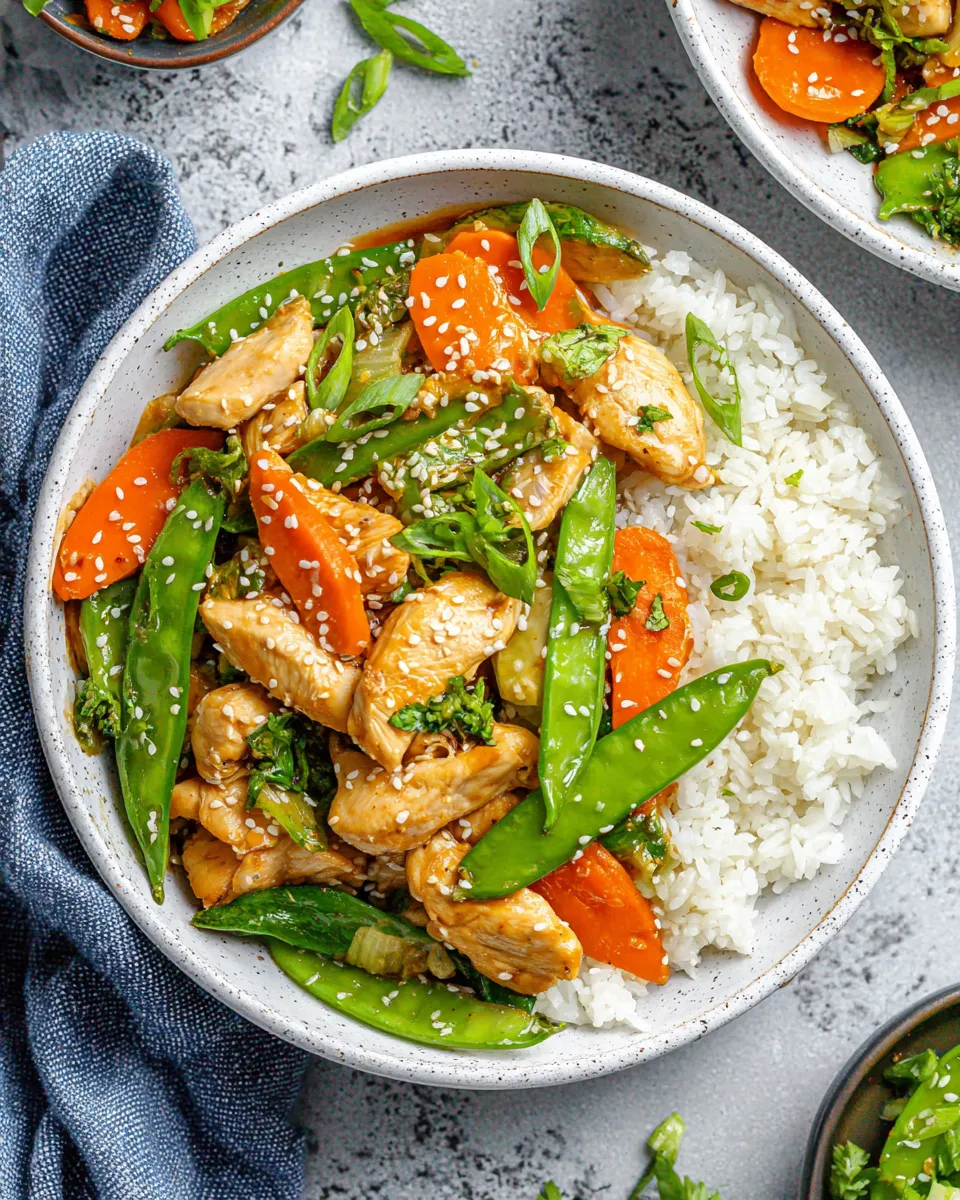 Easy Chicken and Vegetable Stir Fry recipe photo