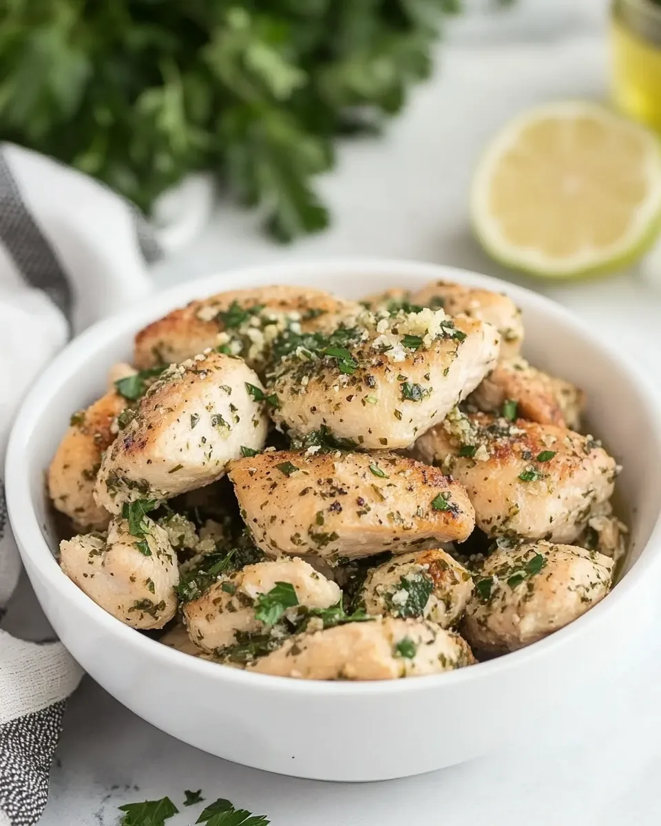 Classic Chicken with Garlic and Parsley recipe image