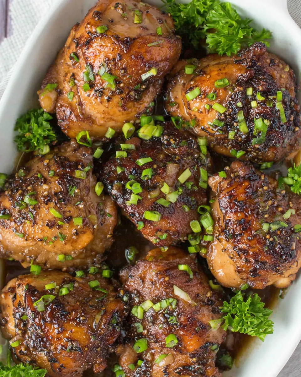 Delicious Chinese Five-Spice Chicken Thighs shot