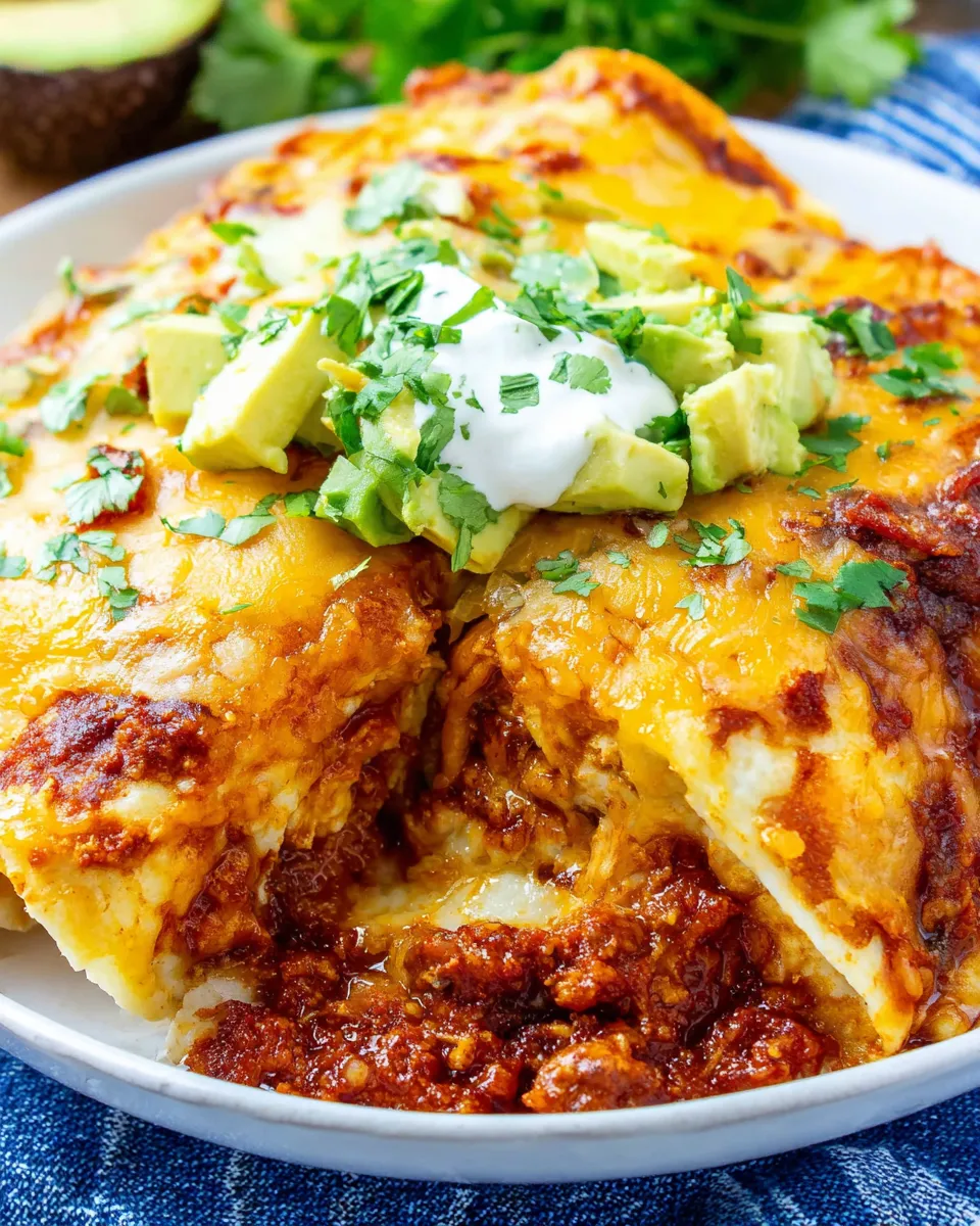 Classic Chipotle Chicken Enchiladas dish photo