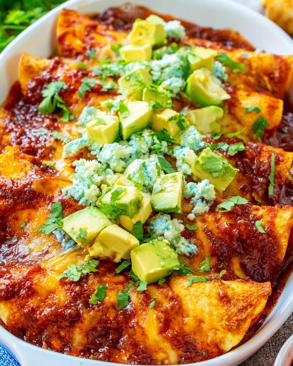 Delicious Chipotle Chicken Enchiladas plate image
