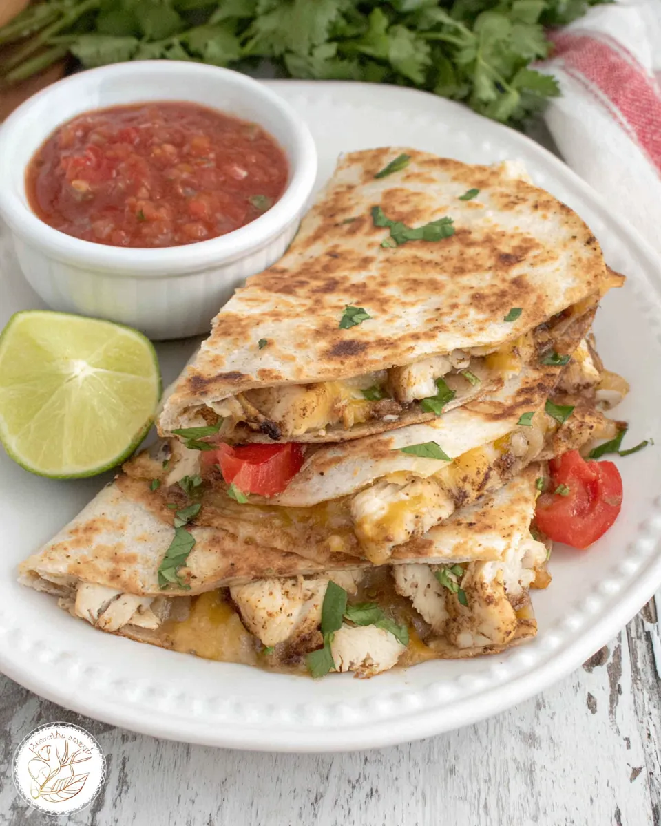 Homemade Chipotle Chicken Quesadillas photo