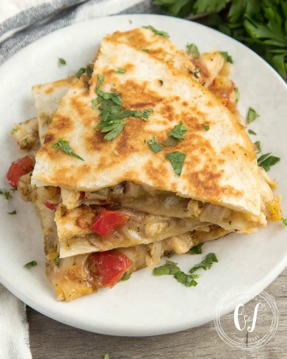 Classic Chipotle Chicken Quesadillas image