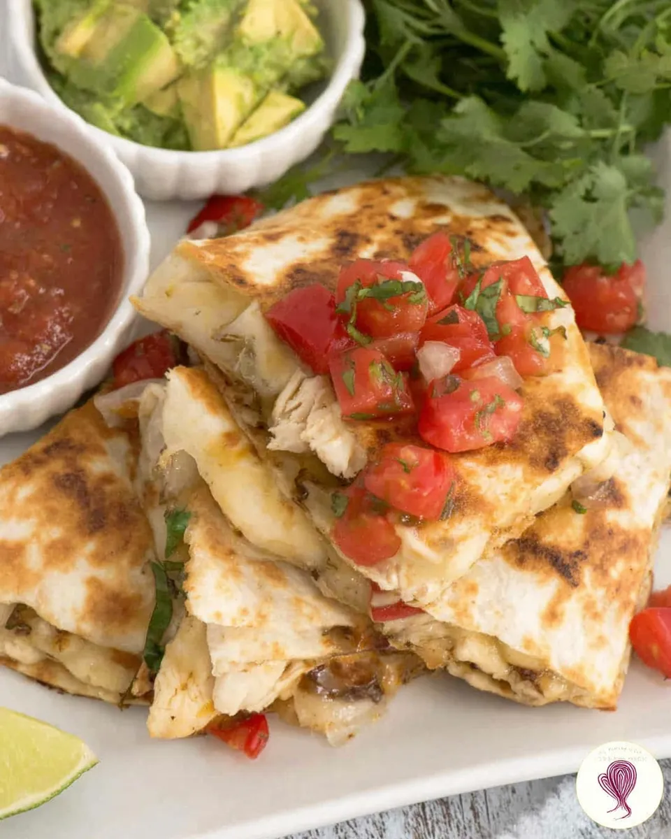 Delicious Chipotle Chicken Quesadillas dish photo