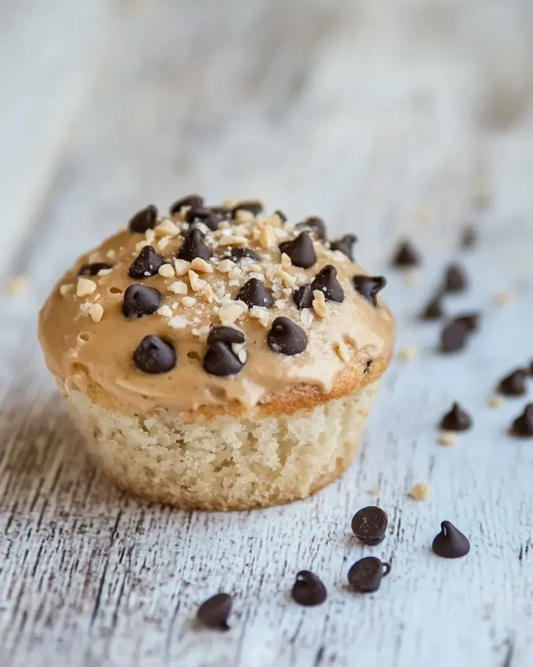 Homemade Chocolate Chip Protein Cupcakes photo