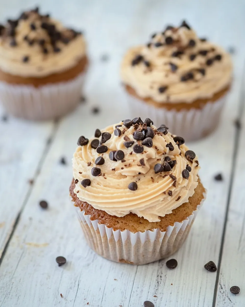 Easy Chocolate Chip Protein Cupcakes recipe photo