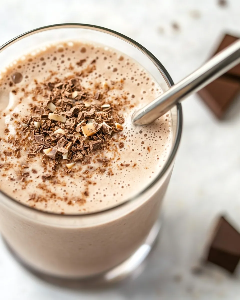 Classic Chocolate Coconut Protein Breakfast Shake image