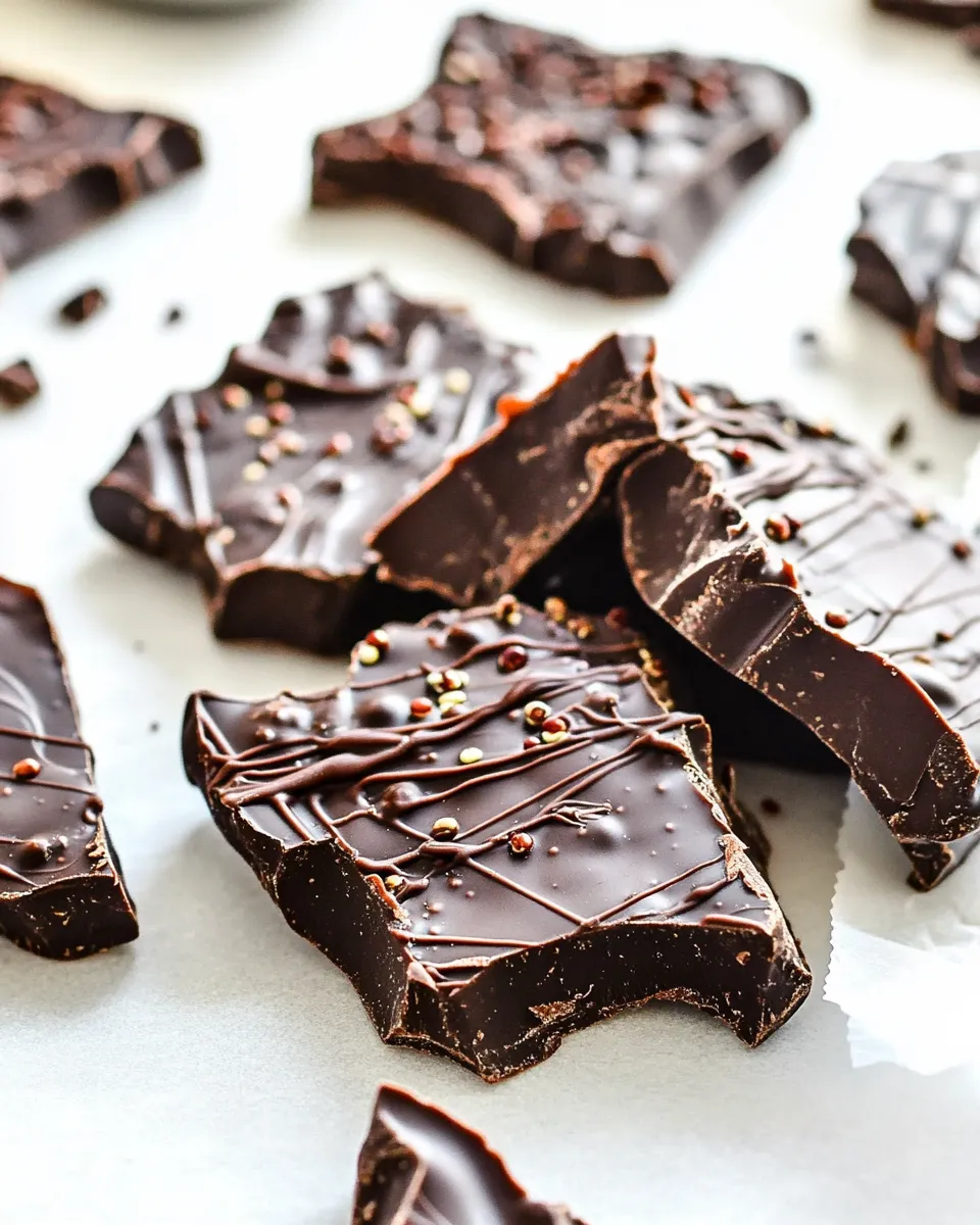Delicious Chocolate Quinoa Bark dish photo
