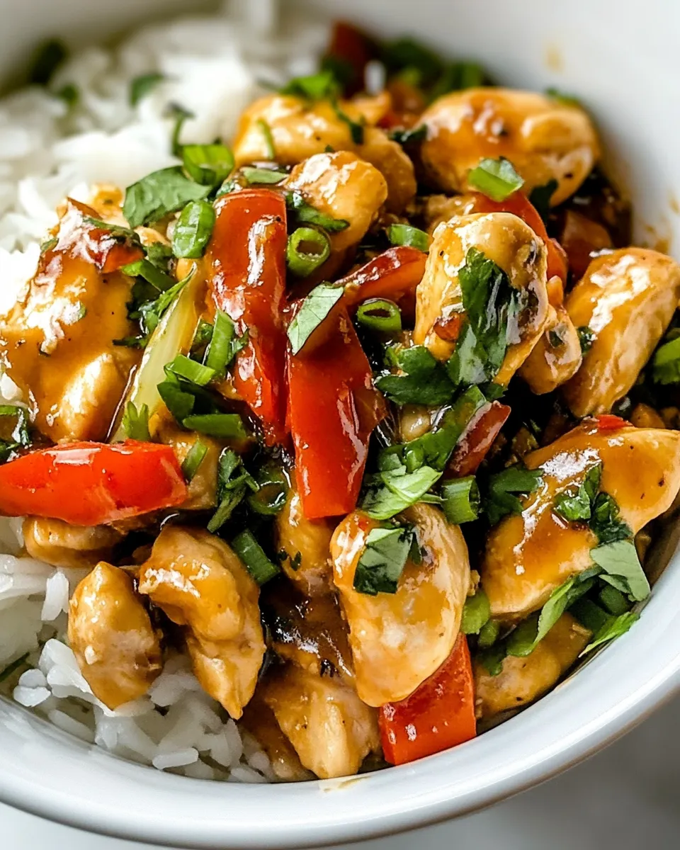 Classic Cilantro Chicken Stir Fry image