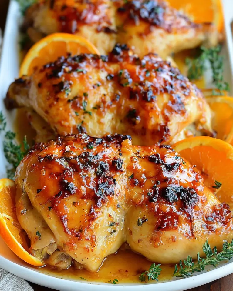 Homemade Citrus Glazed Roast Chicken photo