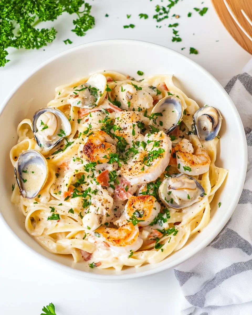 Delicious Clam Linguine dish photo