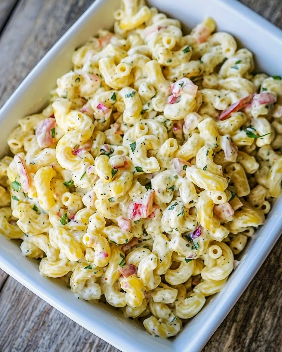 Delicious Classic Macaroni Salad recipe image