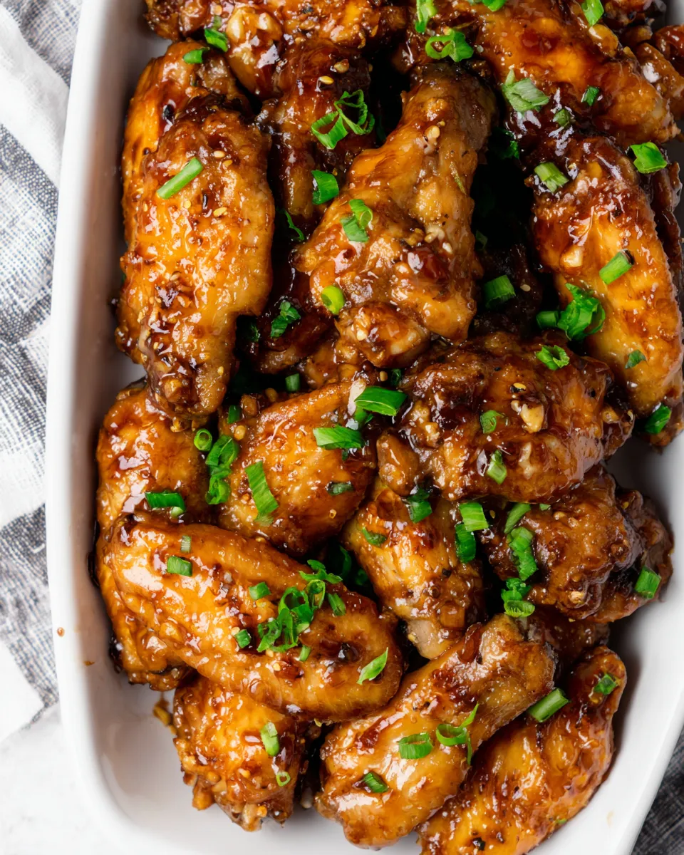 Tasty Coca-Cola Chicken Wings plate image