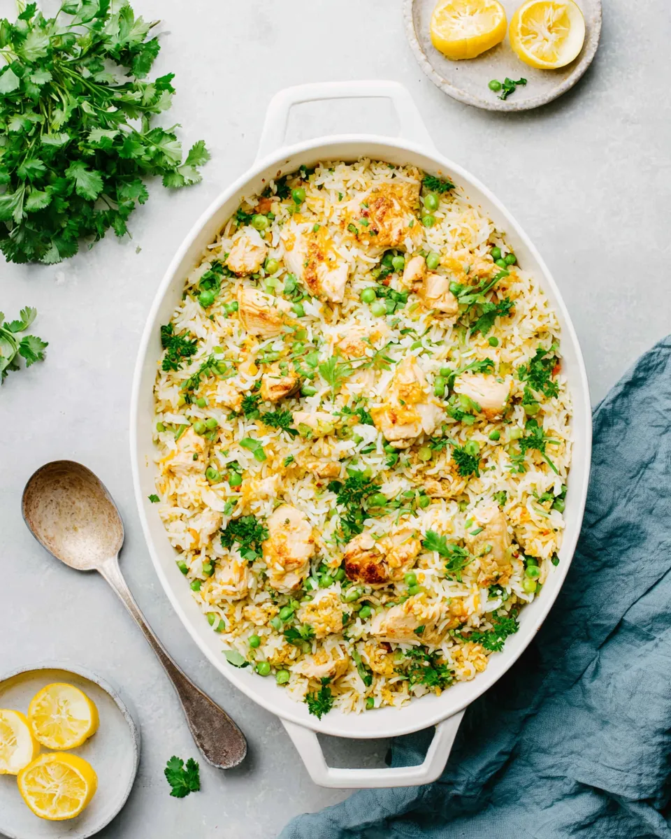 Easy Coconut Chicken and Rice food shot